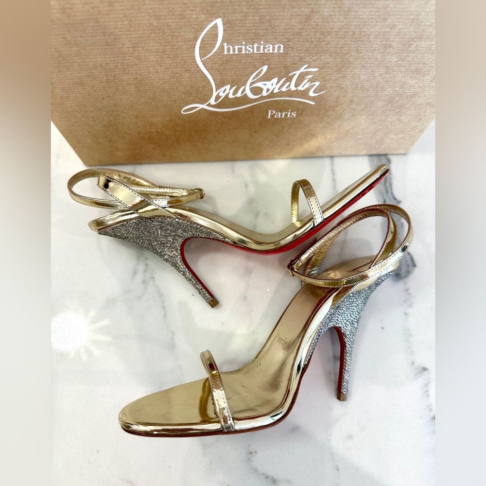Christian Louboutin Arch Queen Crystal Embellished Sandals